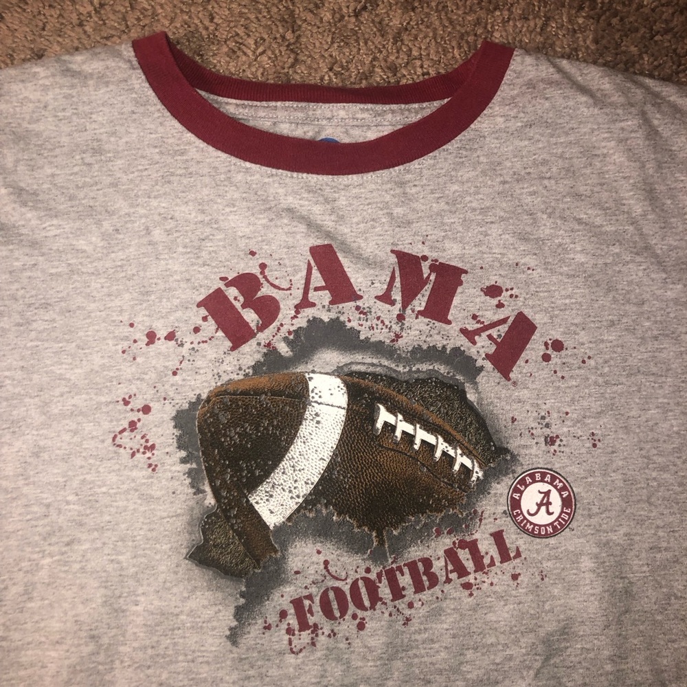Alabama Crimson Tide Youth Kids Boys Size 16 18 XL Football Playoff Shirt Gift